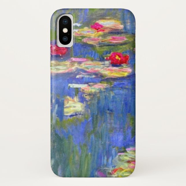 Funda De Case-Mate Para iPhone Monet Water Lilies (Reverso)