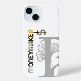 Funda Para iPhone 15 MONEYMAKER iPhone Cases de tendencia Resumen Blanc
