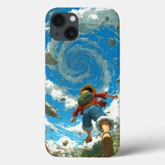 Funda Para iPhone 13 Monkey D. Luffy: Sky Island Adventure Art