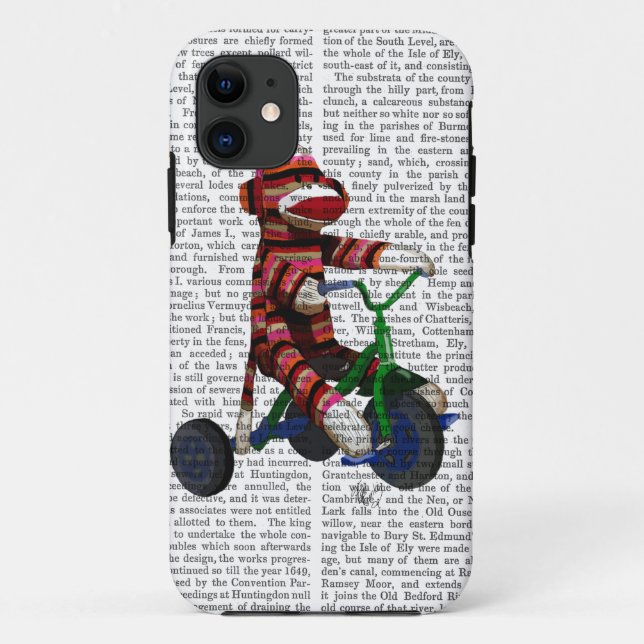 Funda De Case-Mate Para iPhone Mono de media luna en triciclo (Reverso)