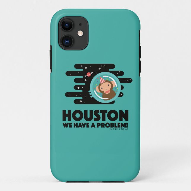 Funda De Case-Mate Para iPhone Mono del espacio (Reverso)