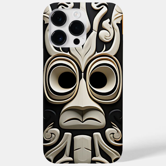 Funda De Case-Mate Para iPhone Mono Face Haida Cultura Nativa Canadiense (Reverso)
