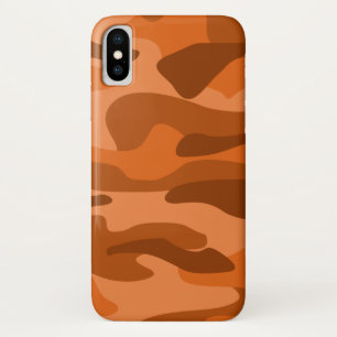 Funda Para iPhone X Monocolor Camo, Naranja de España