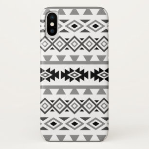Funda Para iPhone X Monocromo estilizado azteca del modelo II de LG