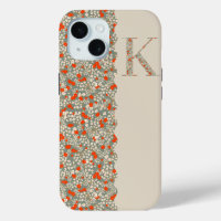 MONOGRAM K BG FLORES ROJOS GRANDES