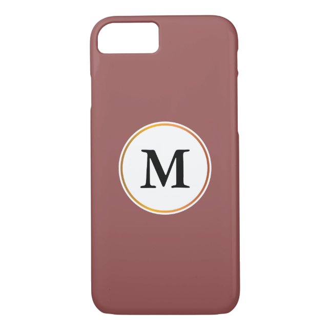 Funda De Case-Mate Para iPhone monograma (Reverso)