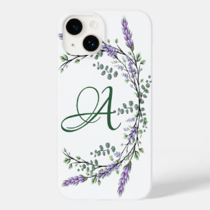 Funda Para iPhone 14 De Case-Mate Monograma A Lavanda Eucalyptus Funda-Mate iPhone C