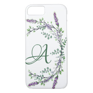 title_seo2 Monograma A Lavender Eucalyptus