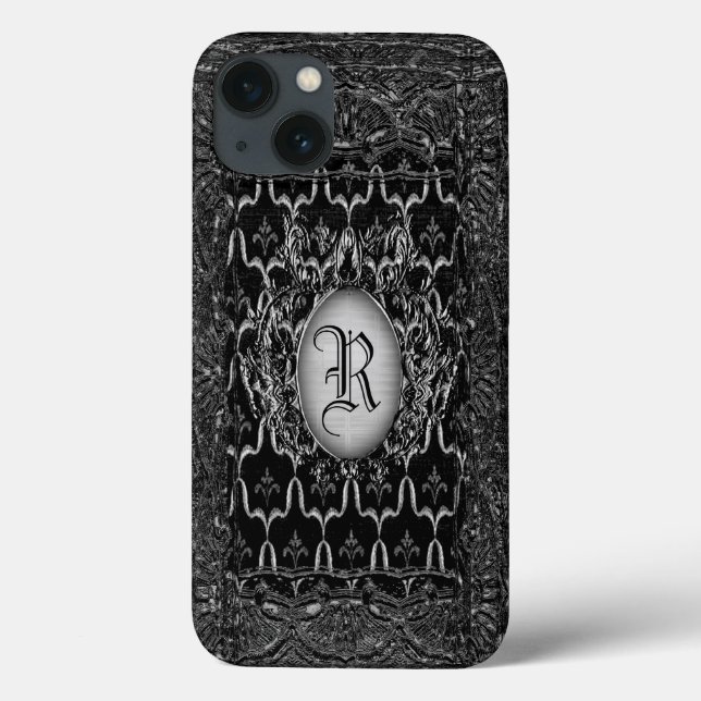 Funda De Case-Mate Para iPhone Monograma Aspley Shadow (Reverso)