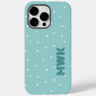 Funda Para iPhone 14 Pro Max De Case-Mate Monograma azul verde azulado