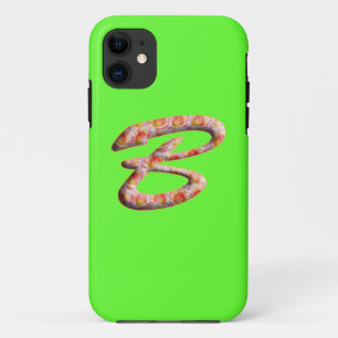 Funda Para iPhone 11 Monograma B en Rosas Patrón Iphone 5 Funda