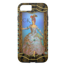 Monograma barroco elegante del placer francés más