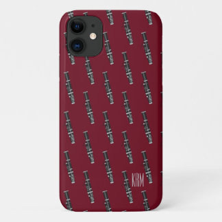 Funda Para iPhone 11 Monograma Borgoña