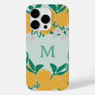 Funda Para iPhone 14 Pro De Case-Mate Monograma Botánico Cítrico Brillante