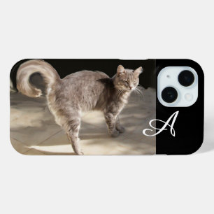 FUNDA PARA iPhone 15 MONOGRAMA CAT TURCO