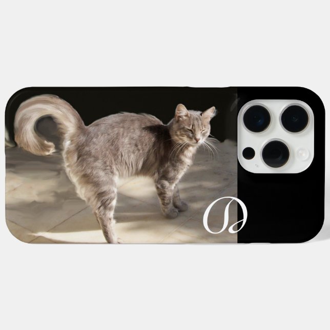 FUNDA DE Case-Mate PARA iPhone MONOGRAMA CAT TURCO (Reverso (Horizontal))