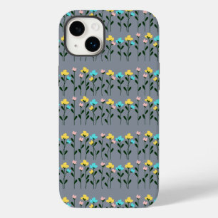 Funda Para iPhone 14 Plus De Case-Mate Monograma chic Gris Patrón floral