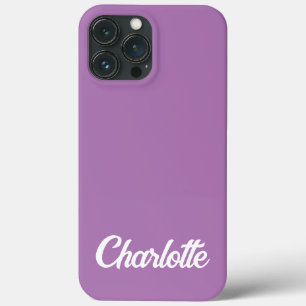 Funda Para iPhone 13 Pro Max Monograma Clásico Personalizado Elegante para iPho