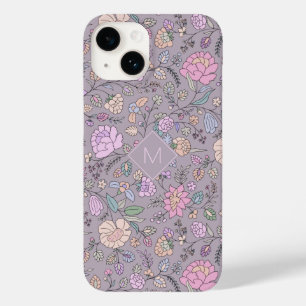Funda Para iPhone 14 De Case-Mate Monograma Colores densos Floral colorida y caprich