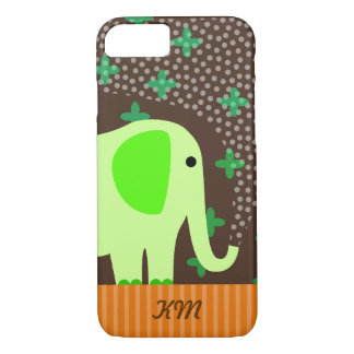 Funda Para iPhone 8/7 Monograma con el elefante