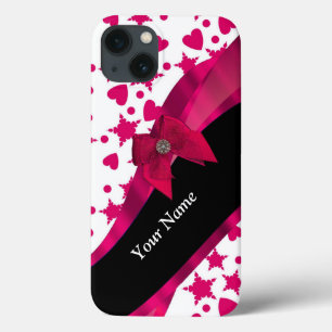 title_seo2 Monograma con estampado rojo y blanco bonito