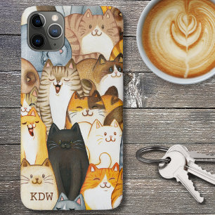 Funda Para iPhone 11 Pro Max Monograma de Cats Galore