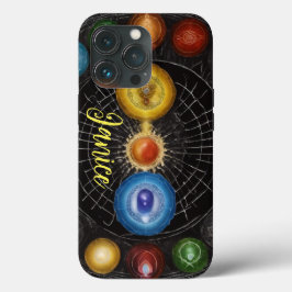Funda Para iPhone 13 Pro Monograma de Chakra