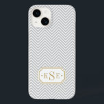 title_seo2 Monograma de Chevron Gris y Elegante Oro<br><div class="desc">Diseño lindo y ondulado con un moderno patrón de zigzag chevron preppy, personalizado con el nombre del monograma de su personalizado y inicial en un marco de moda tipo placa de biblioteca. Pulse en Personalizar (It) para cambiar los tipos de letra y los colores del texto en monograma para crear...</div>