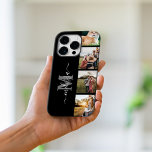 Funda Para iPhone 15 Pro Max Monograma de Collage de fotos personalizado<br><div class="desc">Estuche para iPhone monograma de Collage de fotos personalizado</div>