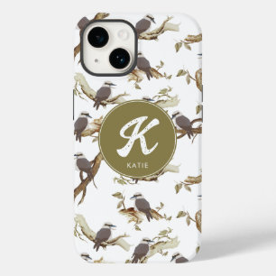 Funda Para iPhone 14 De Case-Mate Monograma de eucalipto australiano Laughing Kookab
