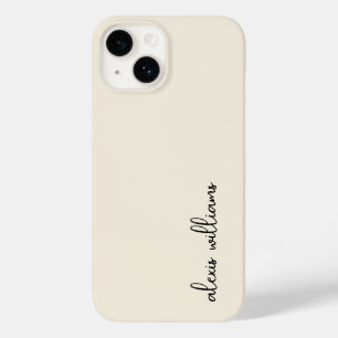 Funda Para iPhone 14 De Case-Mate Monograma de firma de guiones Minimalistas de marf