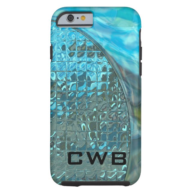 Funda De Case-Mate Para iPhone Monograma de la diva de Megastyle (Reverso)