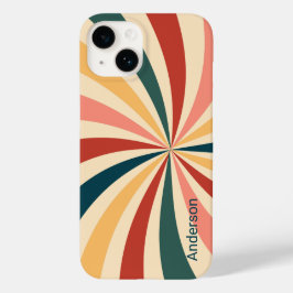 Funda Para iPhone 14 De Case-Mate Monograma de la línea retro Eligant moderna
