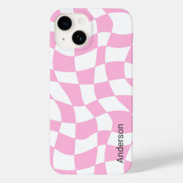 Funda Para iPhone 14 De Case-Mate Monograma de la línea retro Eligant moderna