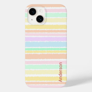 Funda Para iPhone 14 De Case-Mate Monograma de línea retro elegante moderna