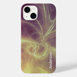 Funda Para iPhone 14 De Case-Mate Monograma de línea retro elegante moderna