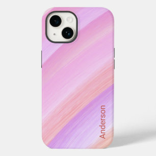 Funda Para iPhone 14 De Case-Mate Monograma de línea retro elegante moderna