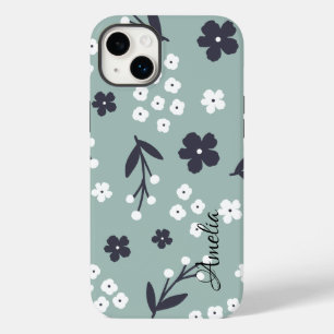 Funda Para iPhone 14 Plus De Case-Mate Monograma de línea retro elegante moderna