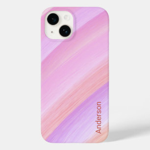 Funda Para iPhone 14 De Case-Mate Monograma de línea retro elegante moderna