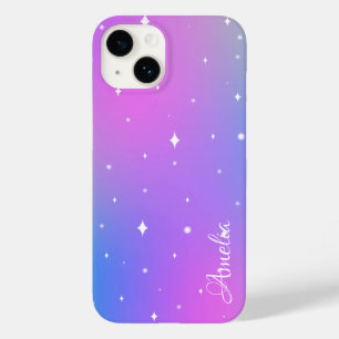 Funda Para iPhone 14 De Case-Mate Monograma de línea retro elegante moderna