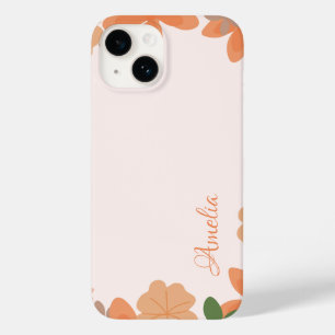 Funda Para iPhone 14 De Case-Mate Monograma de línea retro elegante moderna