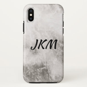 Funda Para iPhone X monograma de mármol