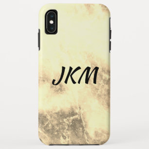Funda Para iPhone XS Max monograma de mármol
