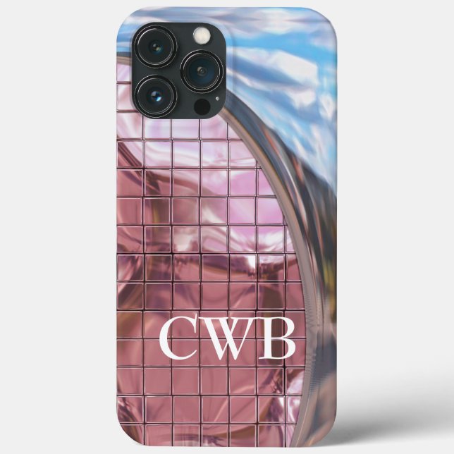 Funda De Case-Mate Para iPhone Monograma de Megastyle Rue (Reverso )