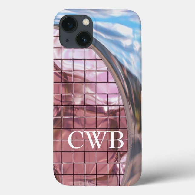 Funda De Case-Mate Para iPhone Monograma de Megastyle Rue (Reverso)