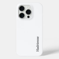 Monograma de nombre en negro y blanco moderno