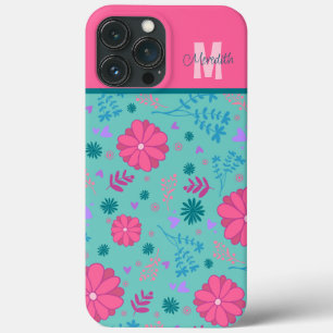 Funda Para iPhone 13 Pro Max Monograma de nombre personalizado de inespiritivid