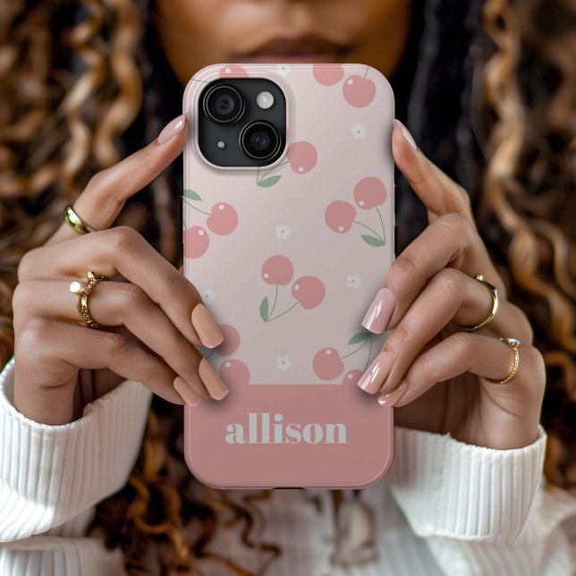 Funda De Case-Mate Para iPhone Monograma de nombres personalizados de fragmentos  (Subido por el creador)