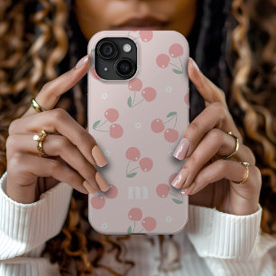 Funda Para iPhone 15 Monograma de nombres personalizados de fragmentos 