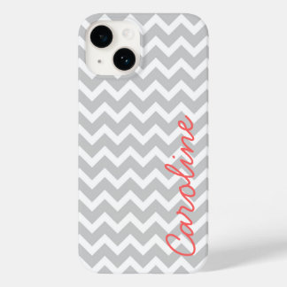 Funda Para iPhone 14 De Case-Mate Monograma de Personalizado personalizado de chevro